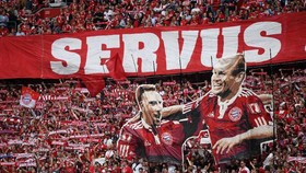 FOTO: Perpisahan Robben dan Ribery dalam Pesta Bayern Munchen