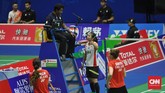 FOTO: Indonesia Kalahkan Inggris 4-1 di Piala Sudirman Indonesia memulai Piala Sudirman 2019 dengan meraih kemenangan 4-1 atas Inggris pada laga pertama Grup 1B di Nanning, China, Minggu (19/5).