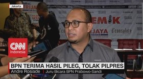 VIDEO: BPN Terima Hasil Pileg, Tolak Pilpres