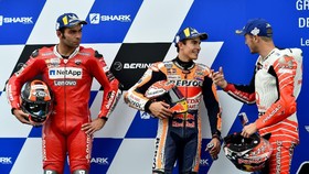 FOTO: Marquez Capai 55 Pole Position, Berpotensi Lewati Rossi