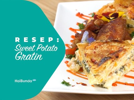 Resep Sweet Potato Gratin