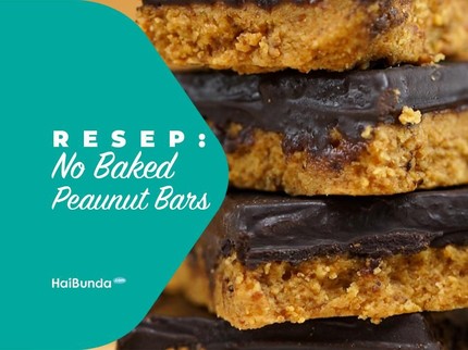 Resep No Baked Peanut Bars