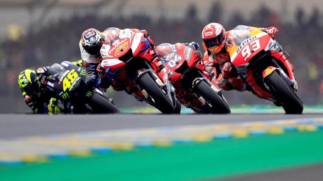 Live streaming Trans7 MotoGP Inggris 2019 dari Sirkuit Silverstone, Minggu (25/8), bisa diikuti melalui CNNIndonesia.com di sini.