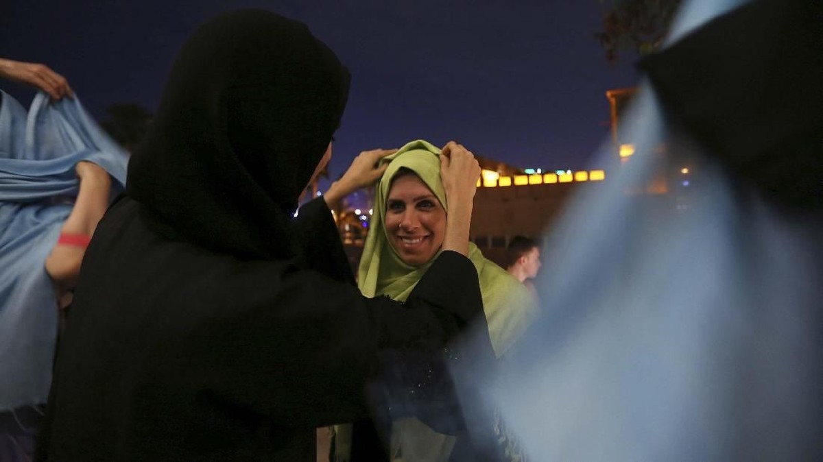 FOTO: Turis Memaknai Ramadan di Dubai