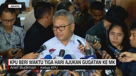 VIDEO: KPU Beri Tenggat Waktu Tiga Hari Ajukan Gugatan ke MK