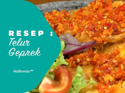Resep Telur Geprek