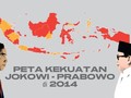 INFOGRAFIS: Peta Kekuatan Jokowi - Prabowo di Pemilu 2014