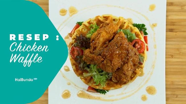 Resep Chicken Waffle