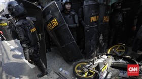 Polisi Ringkus 101 Orang Diduga Provokator Kerusuhan Bawaslu