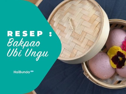 Resep Bakpao Ubi Ungu