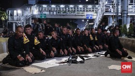 Aksi di Bawaslu Rusuh, TNI AD Jaga Ketat Istana Merdeka