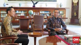 Jokowi Tanya AHY saat Tiba di Istana Bogor: Sendirian?