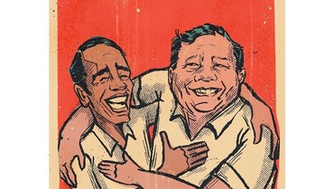 Unggah Ilustrasi Jokowi-Prabowo, David Naif: Yuk Rukun Lagi