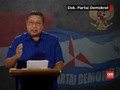 VIDEO: SBY Puji Pidato Prabowo-Jokowi Pascapengumuman KPU