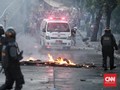 FOTO: Tanah Abang Masih Mencekam