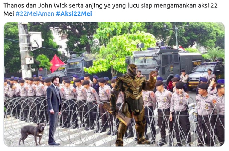 7 Meme Kocak Netizen Tentang Aksi 22 Mei