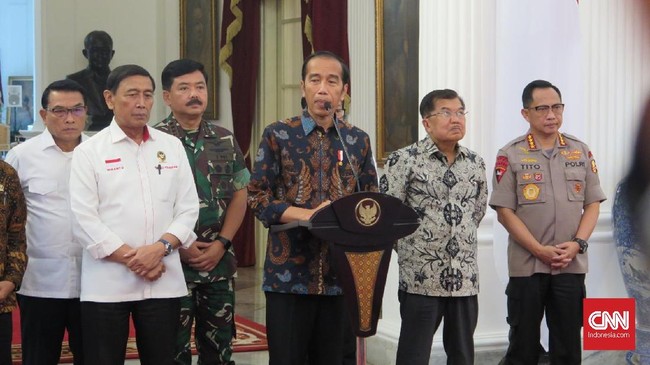 Jokowi menghargai Prabowo-Sandi dan meyakini bahwa hakim MK akan memutuskan sesuai fakta terkait sengketa Pilpres 2019.