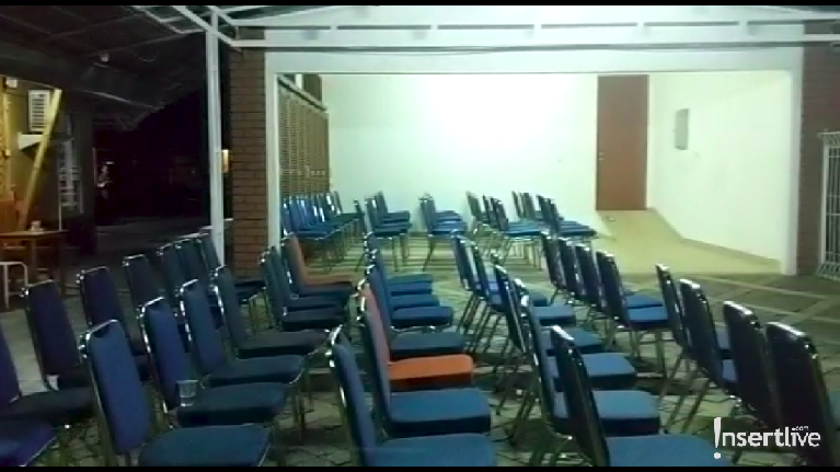 Suasana terkini rumah duka Ustaz Arifin Ilham di Masjid Az-Zikra, Bogor.