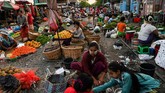 FOTO: Pasar Tradisional di Jalur Maut Mandalay adalah sebuah kawasan yang menjadi sasaran turis di Burma, namun di situ juga ada sebuah lokasi uji nyali bagi warga lokal.