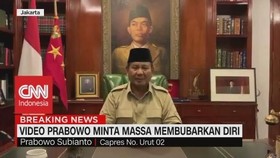 VIDEO: Prabowo Minta Massa Membubarkan Diri