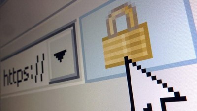 A lock icon, signifying an encrypted Internet connection, is seen on an Internet Explorer browser in a photo illustration in Paris April 15, 2014. REUTERS/Mal Langsdon