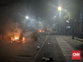 Massa Kuasai Ruas Jalan Sabang dan Provokasi Polisi