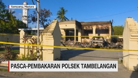 VIDEO: Pengamanan Pasca Pembakaran Polsek Sampang