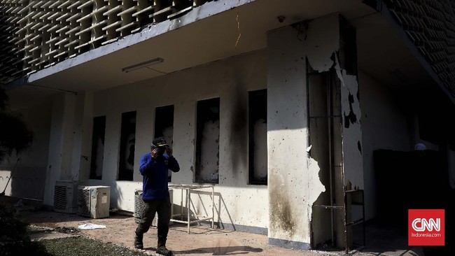 FOTO: Kondisi Jakarta Usai Aksi 22 Mei