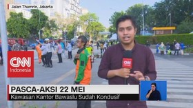 VIDEO: Pasca-Rusuh, Kawasan Kantor Bawaslu Sudah Kondusif