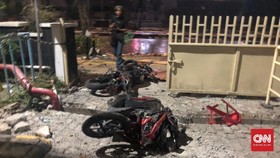 Motor Wartawan Dibakar Massa Aksi 22 Mei