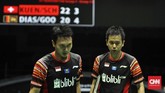 FOTO: Indonesia Kalah Namun Juara Grup di Piala Sudirman Tim Indonesia kalah 2-3 dari Denmark di babak penyisihan, namun Merah Putih tetap menjadi juara Grup 1B di Piala Sudirman 2019.