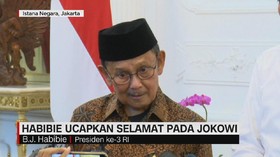 VIDEO: Habibie Ucapkan Selamat Pada Jokowi