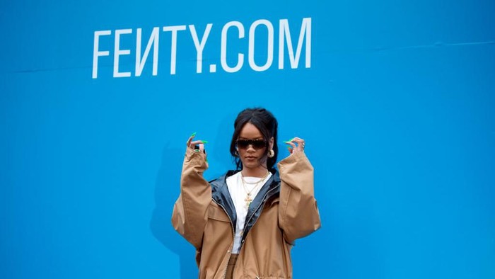 PARIS, FRANCE - MAY 23: Rihanna attends the Fenty Exclusive Preview  on May 23, 2019 in Paris, France. (Photo by Aurelien Meunier/Getty Images For Fenty)