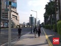 Jalan MH Thamrin Masih Ditutup, Perkantoran Mulai Aktif