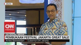 VIDEO: Gubernur Anies Resmi Buka Festival Jakarta Great Sale