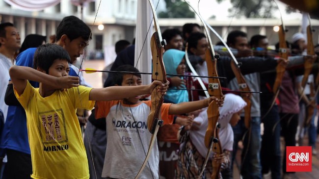 Olaharaga panahan menjadi sunah Nabi Muhammad SAW yang jadi fenomena di Indonesia, namun prestasi didominasi negara-negara non-Islam.