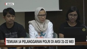 VIDEO: Temuan 14 Pelanggaran Polri di Aksi 21-22 Mei