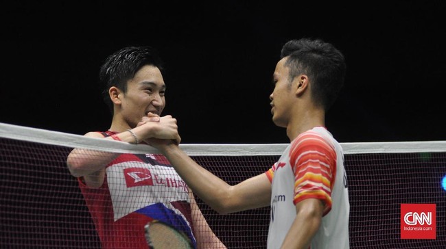 Drawing Thailand Open bisa membuat Kento Momota bertemu Anthony Ginting di babak perempat final.