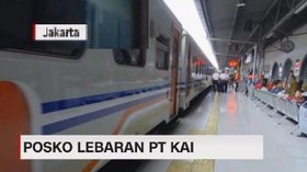 VIDEO: Posko Mudik Lebaran PT KAI
