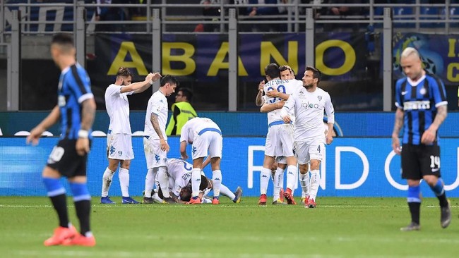 Inter Milan hampir gagal lolos ke Liga Champions musim depan saat menghadapi Empoli di laga terakhir Liga Italia Serie A di Stadion Giuseppe Meazza.