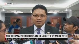 VIDEO: MK Terima Permohonan Sengketa Pemilu 2019