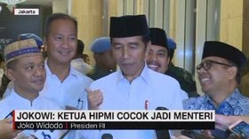 VIDEO: Jokowi: Ketua HIPMI Cocok Jadi Menteri