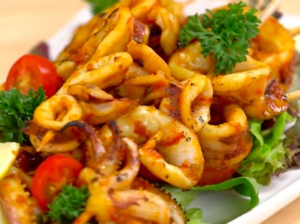Menu Buka Puasa: Sate Cumi Pedas, Kreasi Gurihnya Olahan Seafood