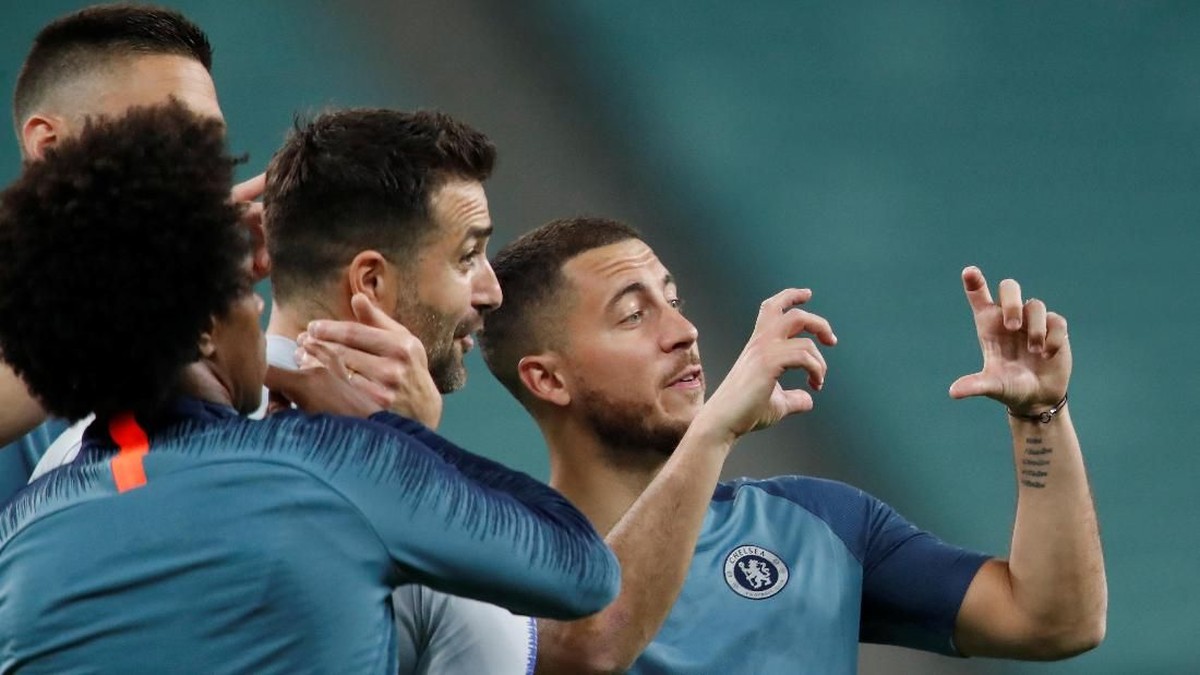 FOTO: Keceriaan Chelsea dan Arsenal Jelang Final Liga Europa