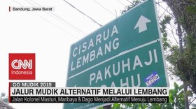 VIDEO: Jalur Mudik Alternatif Melalui Lembang