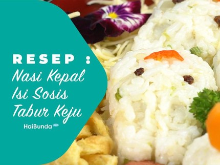 Resep Nasi Kepal Isi Sosis Tabur Keju