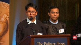 VIDEO: Bebas, Dua Jurnalis Peliput Rohingya Terima Pulitzer