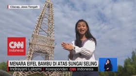 VIDEO: Wah! Ada Menara Eiffel di Cilacap