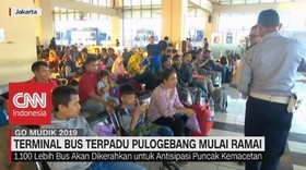 VIDEO: Terminal Bus Terpadu Pulogebang Mulai Ramai