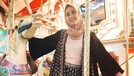 Fanny Fabriana mantap berhijab pada ramadan 2019&period; Wanita 34 tahun itu pun tampil cantik nan stylish dengan hijabnya&period;